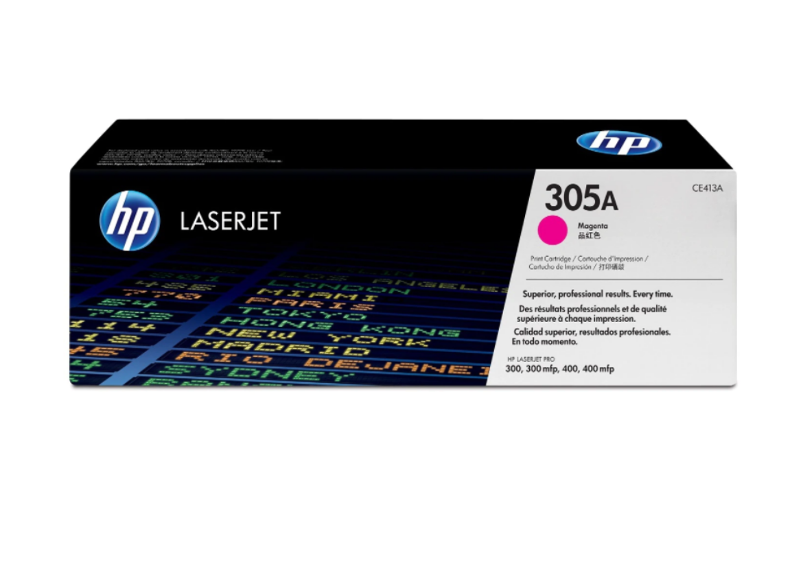 CE413A, tóner HP 305 Magenta